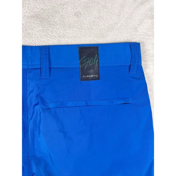 Alberto Golf Shorts Bright Blue Regular Slim Fit Earnie 3XDRY Cooler Size 50 - Picture 8 of 9